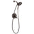 Delta Linden Collection Venetian Bronze Dual Control Shower only Faucet with Handspray and Showerhead Combo Includes Trim Kit and Rough Valve without Stops D2319V