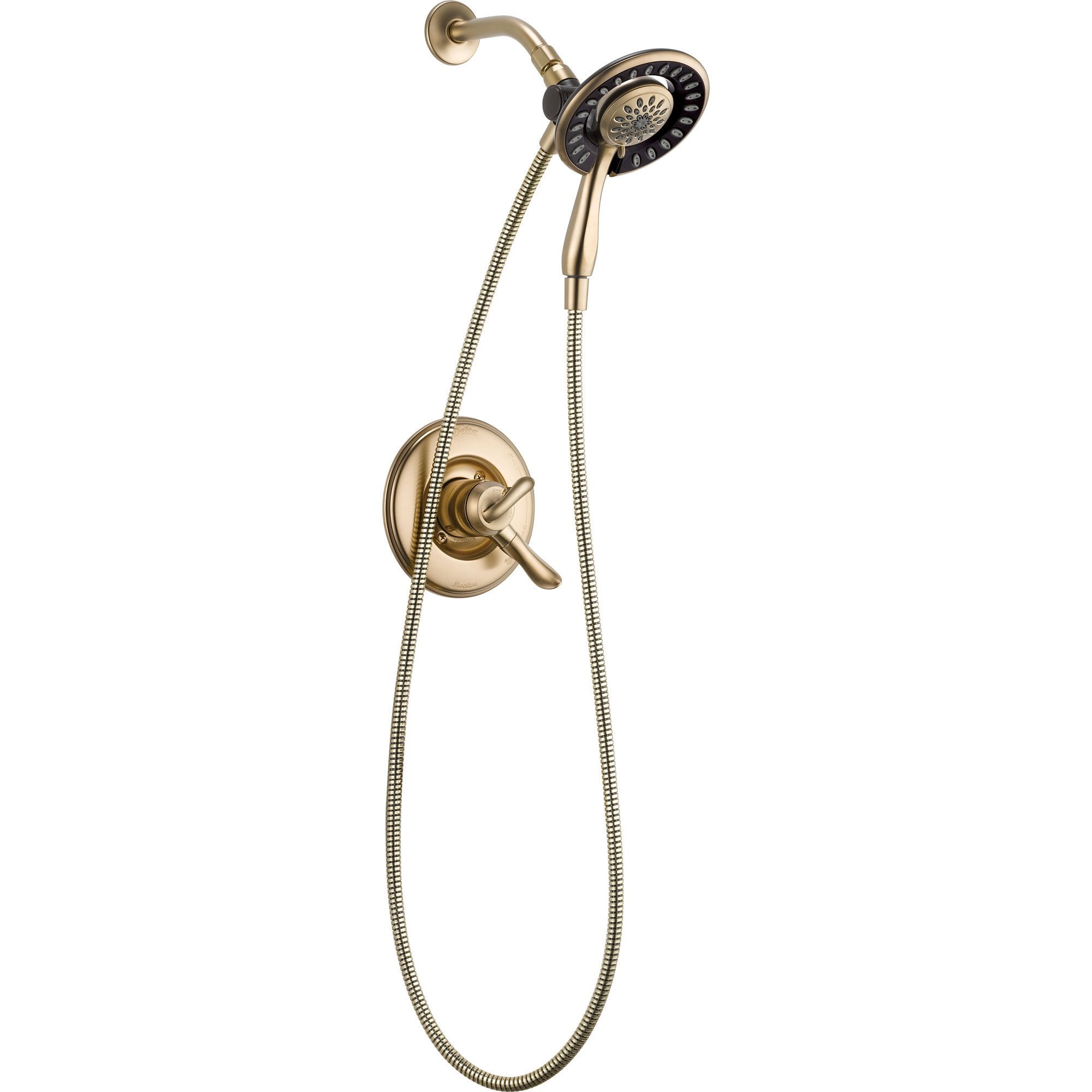 Delta Linden 2 Control Champagne Bronze Handheld & Shower Head with Valve D963V