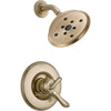 Delta Linden Dual Control Champagne Bronze Shower Only Faucet with Valve D730V