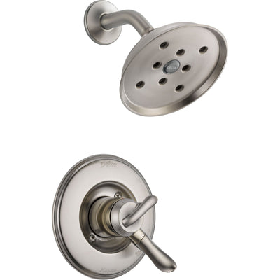 Delta Linden Dual Temp/Volume Stainless Steel Finish Shower with Valve D786V