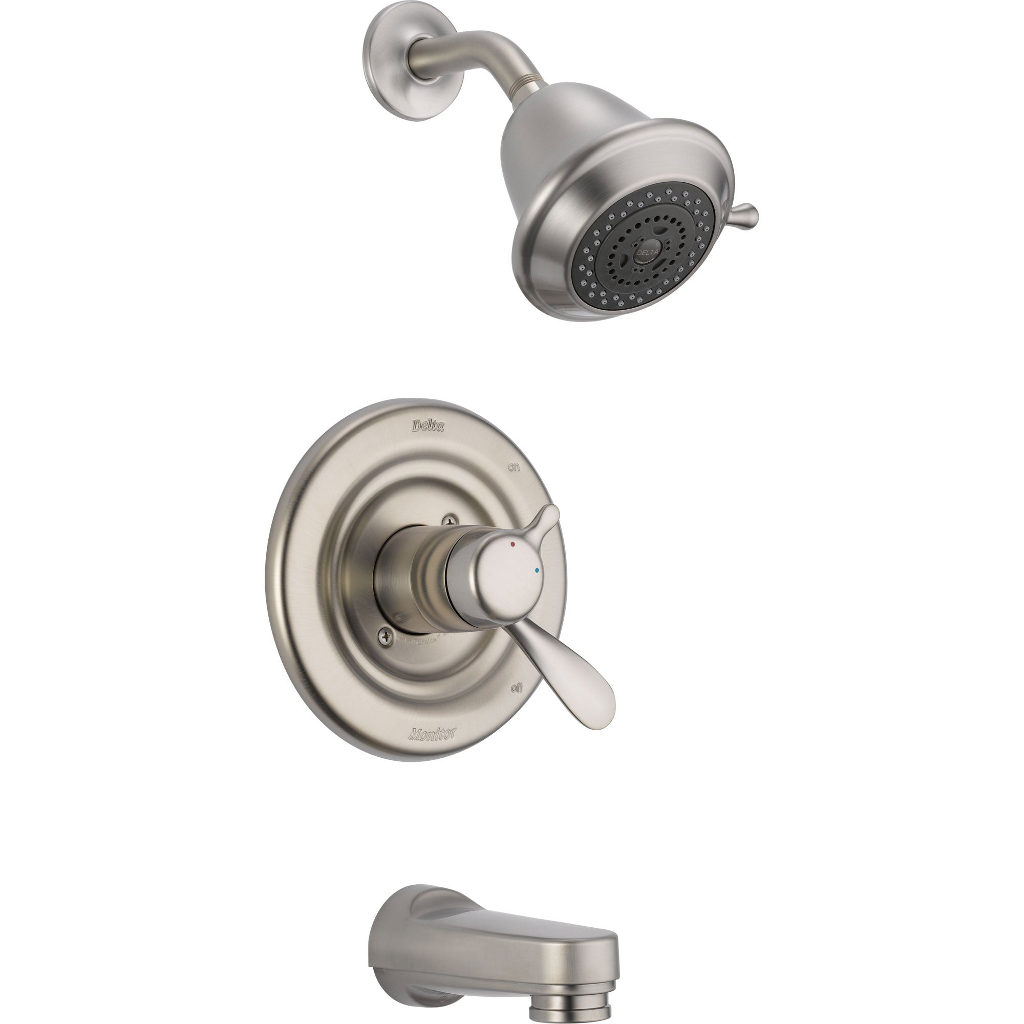 Delta Dual Control Temp/Volume Stainless Steel Finish Tub and Shower Trim 614962