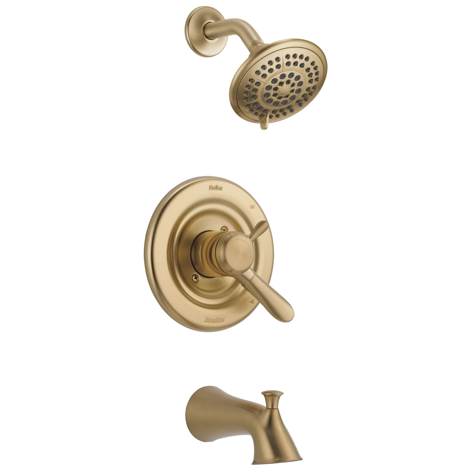 Delta Lahara Temp/Volume Champagne Bronze Tub and Shower Faucet Trim 563336