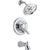 Delta Lahara Temp/Volume Dual Control Chrome Tub and Shower Faucet w/Valve D434V