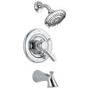 Delta Lahara Temp/Volume Dual Control Chrome Tub and Shower Faucet Trim 338277