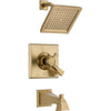 Delta Dryden Temp/Volume Champagne Bronze Tub & Shower Faucet with Valve D438V