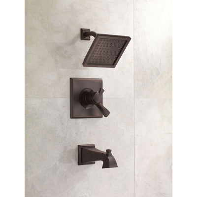 Delta Dryden Collection Venetian Bronze Monitor 17 1.75 GPM Water Efficient Dual Control Tub and Shower Combination Trim (Requires Valve) DT17451RBWE