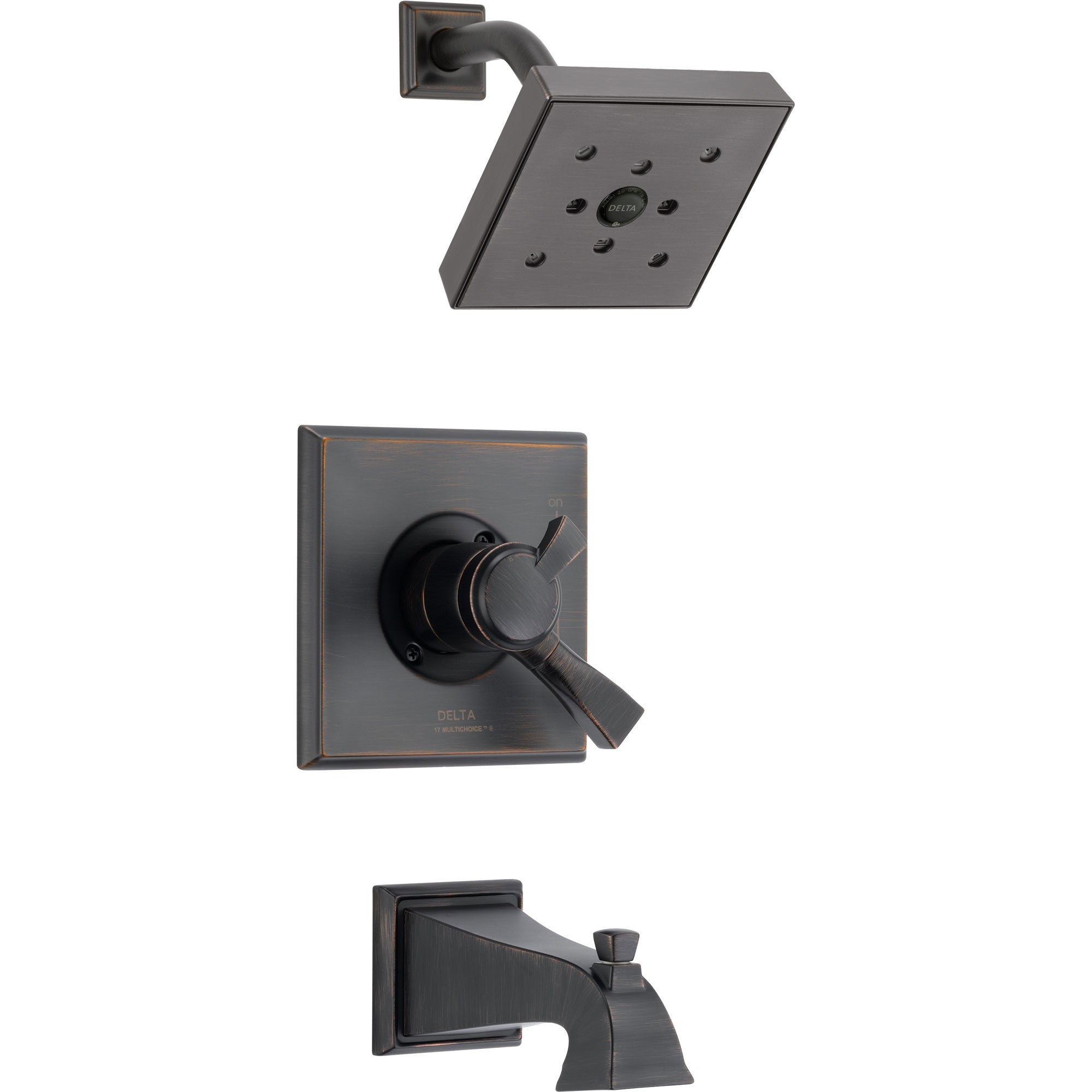 Delta Dryden Modern Temp/Volume Venetian Bronze Tub & Shower Faucet Trim 550104