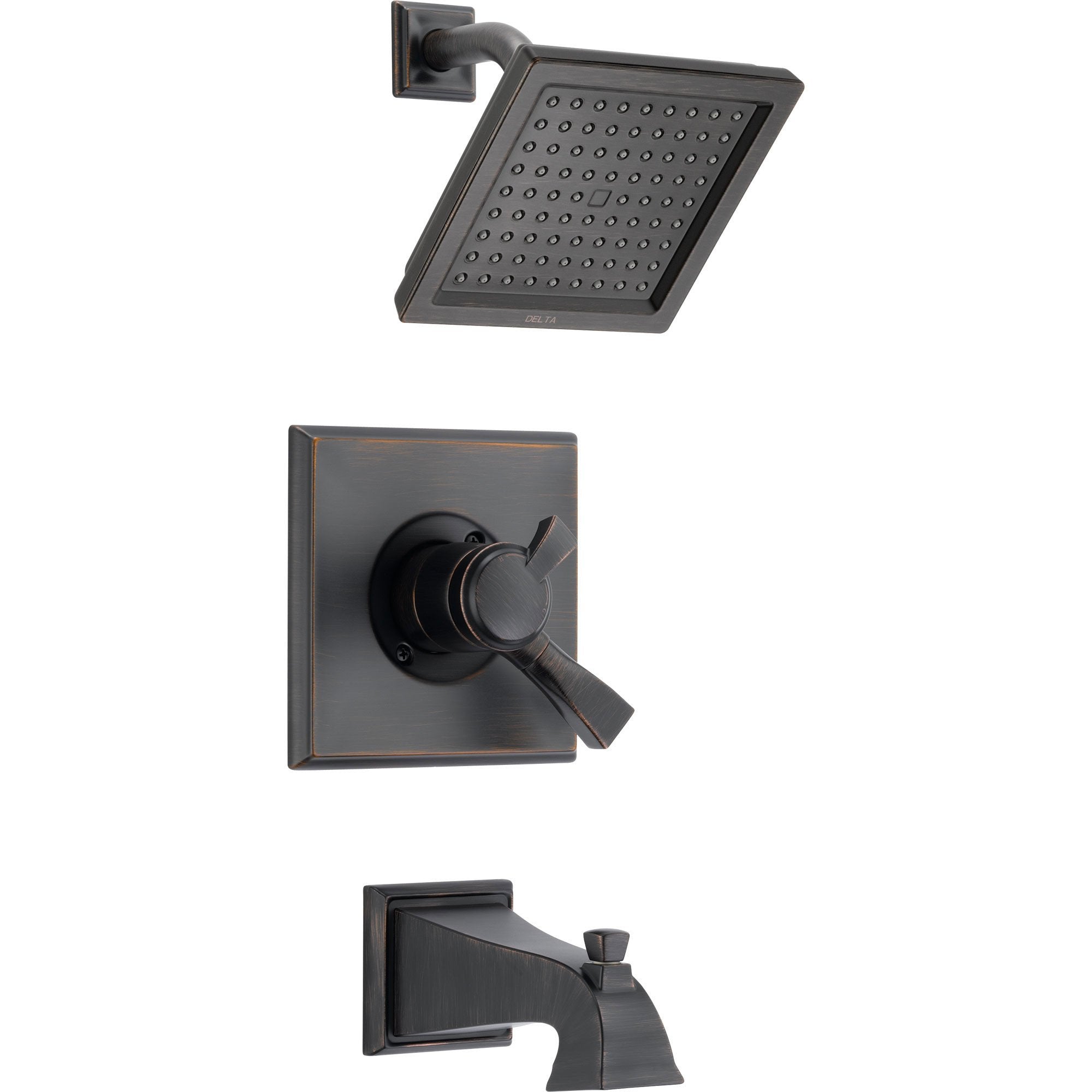 Delta Dryden Temp/Volume Venetian Bronze Tub & Shower Faucet with Valve D441V