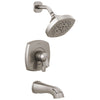 Delta Stryke Stainless Steel Finish 17 Series Tub and Shower Combo Faucet Trim Kit (Requires Valve) DT17476SS