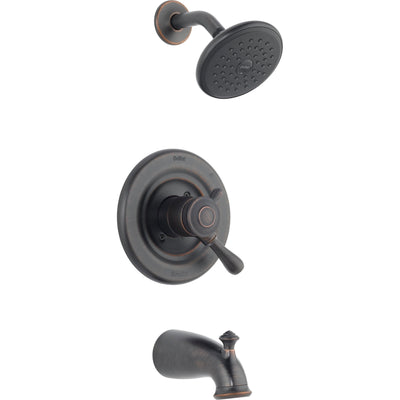 Delta Leland Venetian Bronze Dual Control Tub & Shower Faucet with Valve D468V