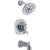 Delta Addison Chrome Dual Control Temp/Volume Tub and Shower Faucet Trim 476419