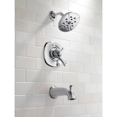 Delta Addison Chrome Dual Control Tub and Shower Combo Faucet with Valve D474V