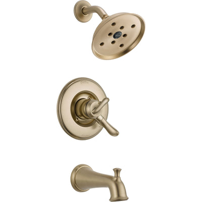 Delta Linden Dual Control Champagne Bronze Tub & Shower Faucet with Valve D421V