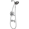 Delta Linden Chrome Tub and Shower Handheld & Shower Head, Includes Valve D979V