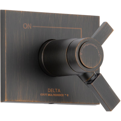 Delta Vero Venetian Bronze Thermostatic Shower Dual Control with Valve D1021V