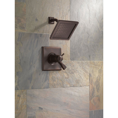 Delta Dryden Collection Venetian Bronze 1.75 GPM Thermostatic Dual Temp / Pressure Control Shower only Faucet Includes Rough Valve without Stops D2265V