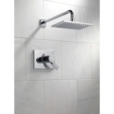 Delta Vero Dual Control Chrome Modern Thermostatic Shower with Valve D835V