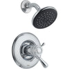 Delta Leland Chrome Thermostatic Dual Control Shower Faucet with Valve D814V