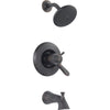 Delta Lahara Thermostatic Control Venetian Bronze Tub & Shower with Valve D494V