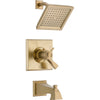 Delta Dryden Thermostatic Dual Control Champagne Bronze Tub & Shower Trim 563350