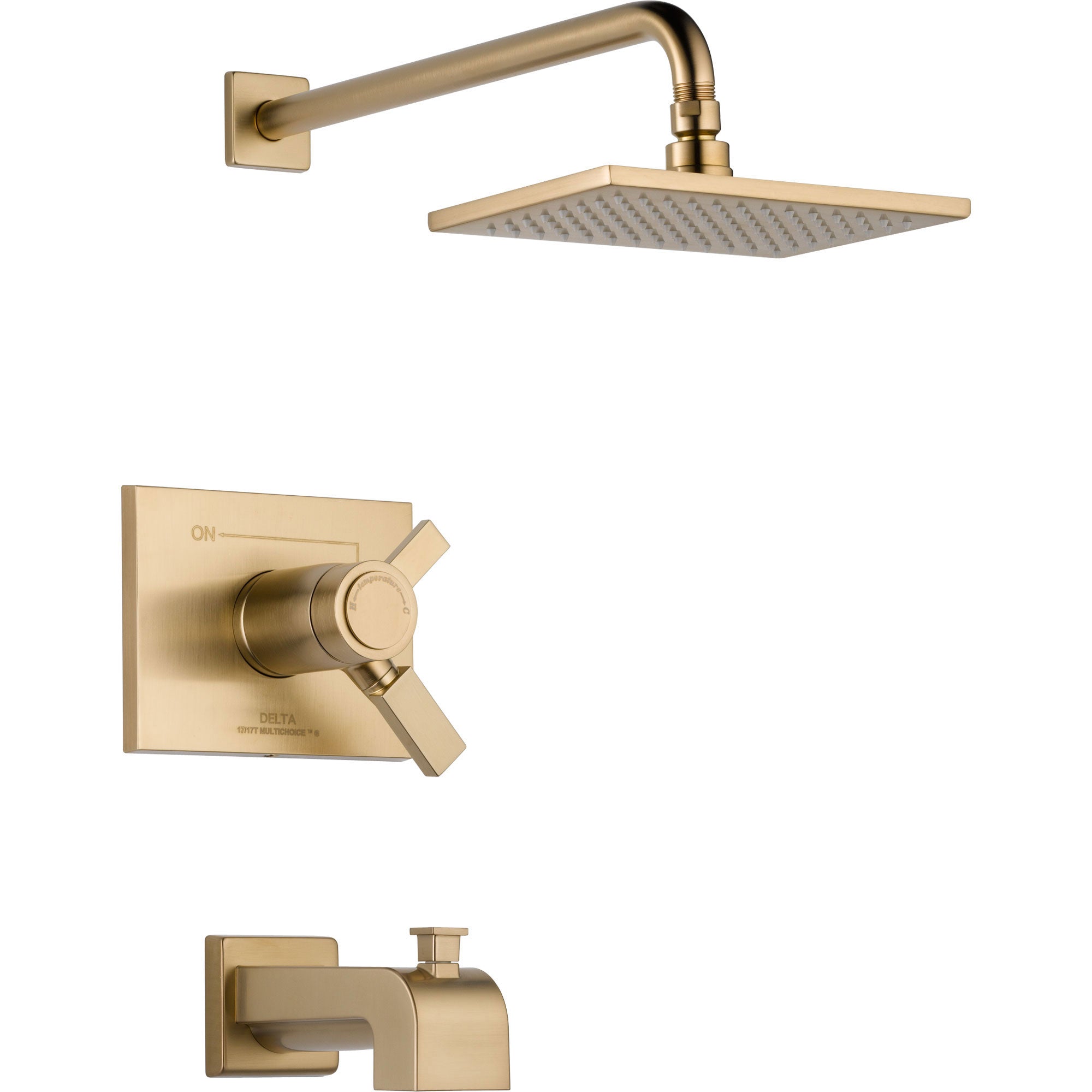 Delta Vero Thermostatic Dual Control Champagne Bronze Tub & Shower Trim 565550