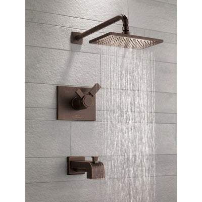 Delta Vero Thermostatic Dual Control Venetian Bronze Tub & Shower w/ Valve D502V