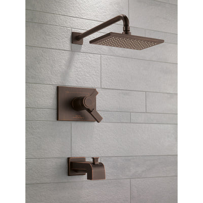 Delta Vero Venetian Bronze Finish TempAssure 17T Series Water Efficient Tub & Shower Faucet Combination Trim Kit (Requires Valve) DT17T453RBWE