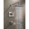 Delta Vero Thermostatic Dual Control Stainless Steel Tub & Shower w/ Valve D503V