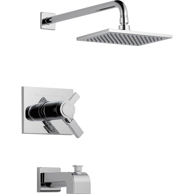 Delta Vero Thermostatic Dual Control Chrome Tub and Shower Faucet Trim 521940