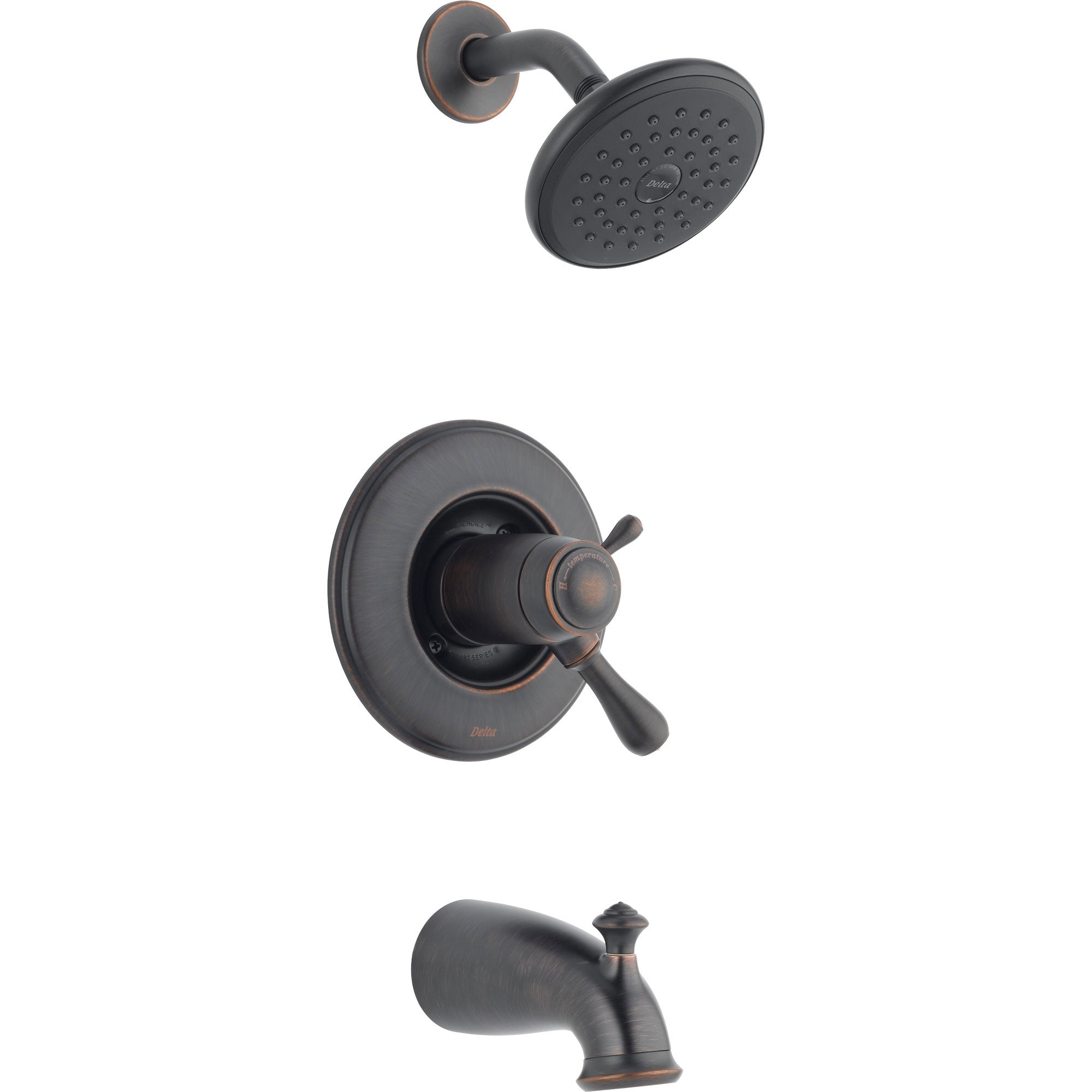 Delta Leland Thermostatic Dual Control Venetian Bronze Tub & Shower Trim 476439