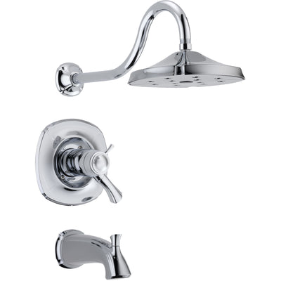 Delta Addison 1-Handle Thermostatic Tub/Shower Trim Kit Only in Chrome 476441