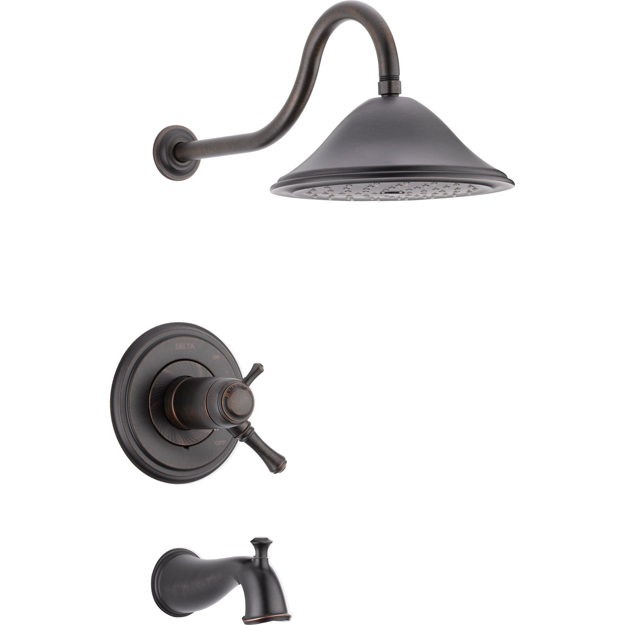 Delta Cassidy Venetian Bronze Dual Thermostatic Large Tub/Shower Trim Kit 584228