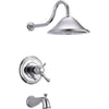 Delta Cassidy Chrome Dual Control Thermostatic Large Tub/Shower with Valve D545V