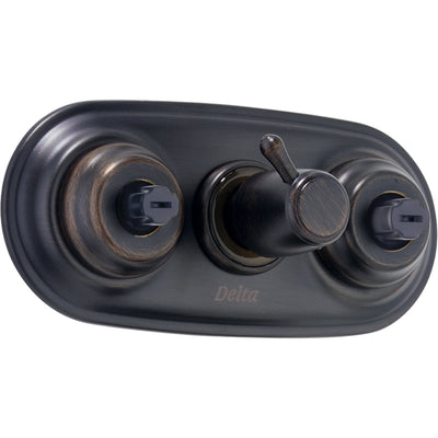 Delta XO Venetian Bronze Shower Diverter with Body Sprays, Includes Valve D939V