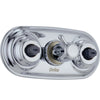 Delta XO Chrome Shower Diverter Handle Trim with Body Sprays and Valve D941V