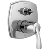 Delta Stryke Chrome Finish 14 Series 3 Function Integrated Diverter Shower Control Trim Kit Less Diverter Handle (Requires Valve) DT24876LHP