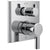 Delta Pivotal Chrome Finish 14 Series Integrated 6 Function Diverter Modern Shower System Control Includes Valve and Handles D3170V