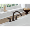 Delta Lahara Venetian Bronze Deck Mount Roman Tub Filler Faucet with Valve D898V