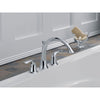 Delta Lahara Chrome 2-Handle Deck Mount Roman Tub Filler Faucet Trim Kit 337797