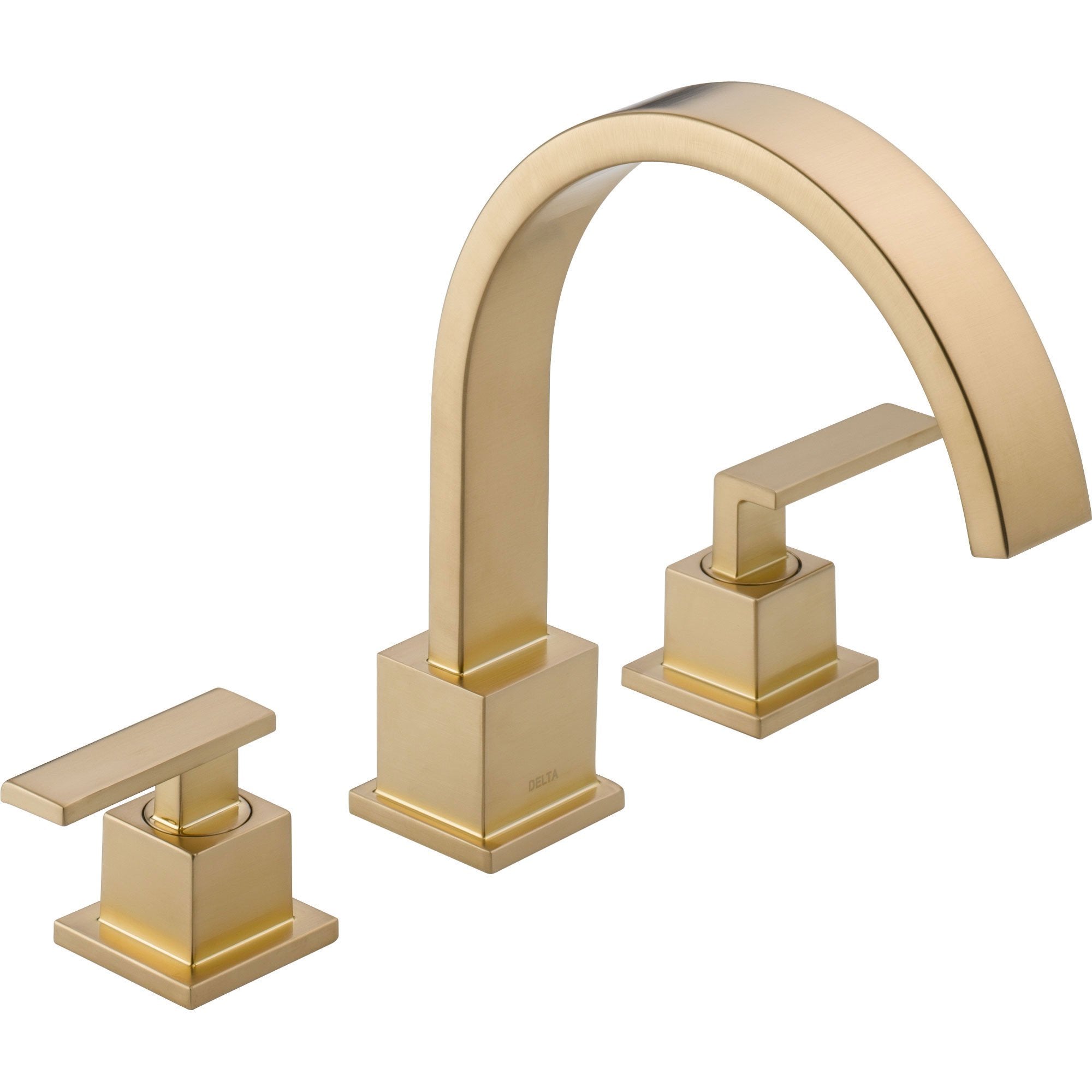 Delta Vero Modern Champagne Bronze Roman Tub Filler Faucet Trim Kit 564426