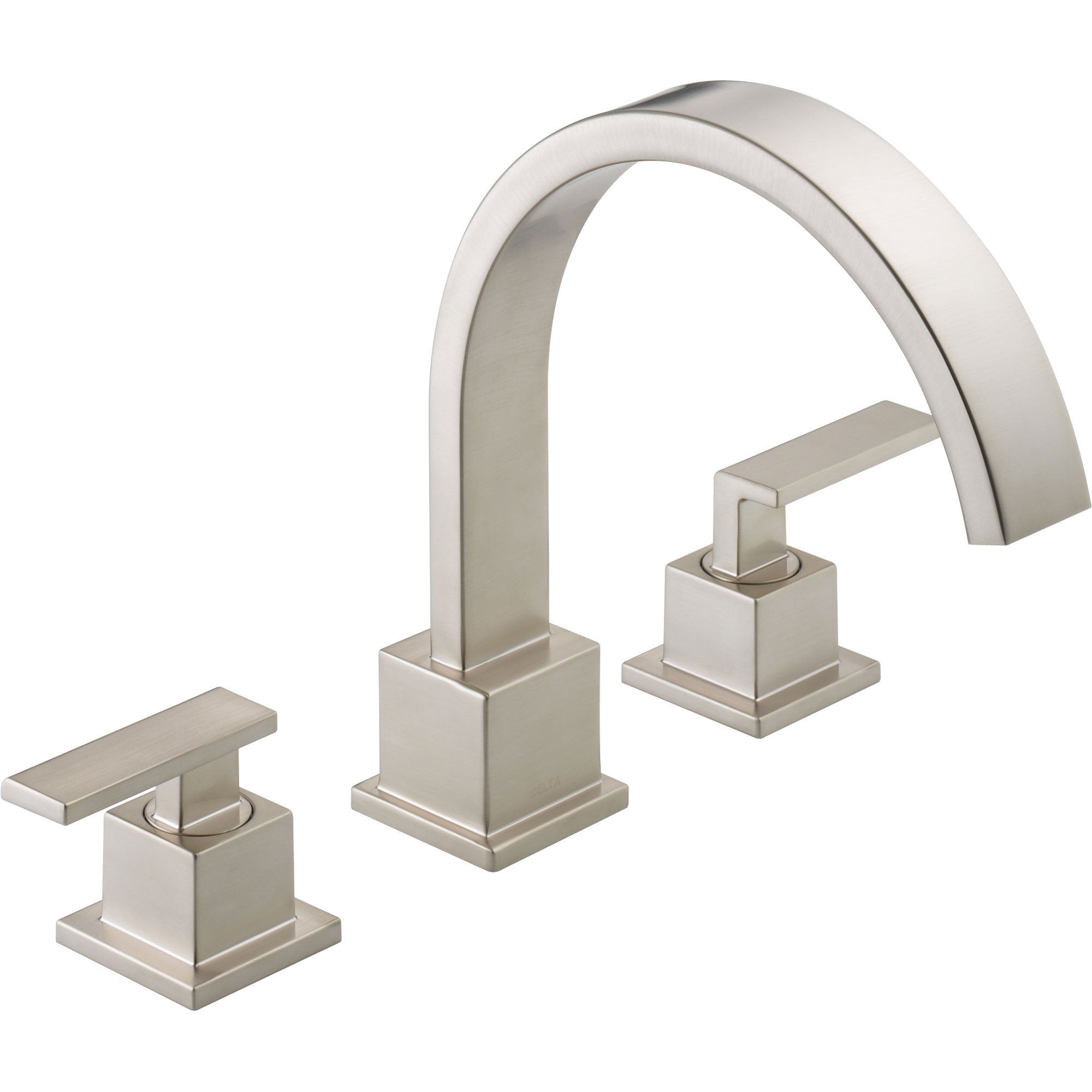 Delta Vero Modern Stainless Steel Finish Roman Tub Faucet Trim Kit 521910