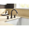 Delta Trinsic Modern Venetian Bronze Roman Tub Filler Faucet with Valve D910V