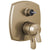 Delta Stryke Champagne Bronze Finish 17 Series Integrated 3-Function Diverter Shower Control Trim Kit Less Diverter Handle (Requires Valve) DT27876CZLHP