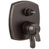 Delta Stryke Venetian Bronze Finish 17 Series Integrated 3-Function Diverter Shower Control Trim Kit Less Diverter Handle (Requires Valve) DT27876RBLHP