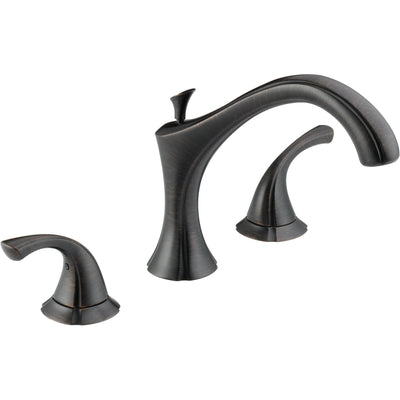 Delta Addison Modern Venetian Bronze Roman Tub Filler Faucet Trim Kit 476455