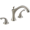 Delta Addison Widespread Stainless Steel Finish Roman Tub Faucet Trim Kit 488983