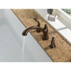 Delta Linden Venetian Bronze Deck Mount Roman Tub Filler Faucet with Valve D925V