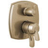 Delta Stryke Champagne Bronze Finish 6 Function Lever Handle Integrated Diverter 17 Series Shower System Control Includes Valve and Handles D3125V