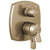 Delta Stryke Champagne Bronze Finish 6 Function Lever Handle Integrated Diverter 17 Series Shower System Control Includes Valve and Handles D3125V