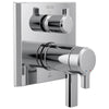 Delta Pivotal Chrome Finish TempAssure 17T Series Shower Control Trim Kit with 3-Setting Integrated Diverter (Requires Valve) DT27T899